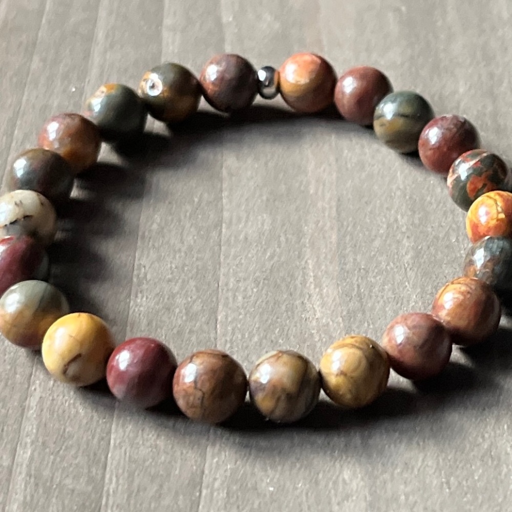 Picasso Jasper Natural Stone Bracelet